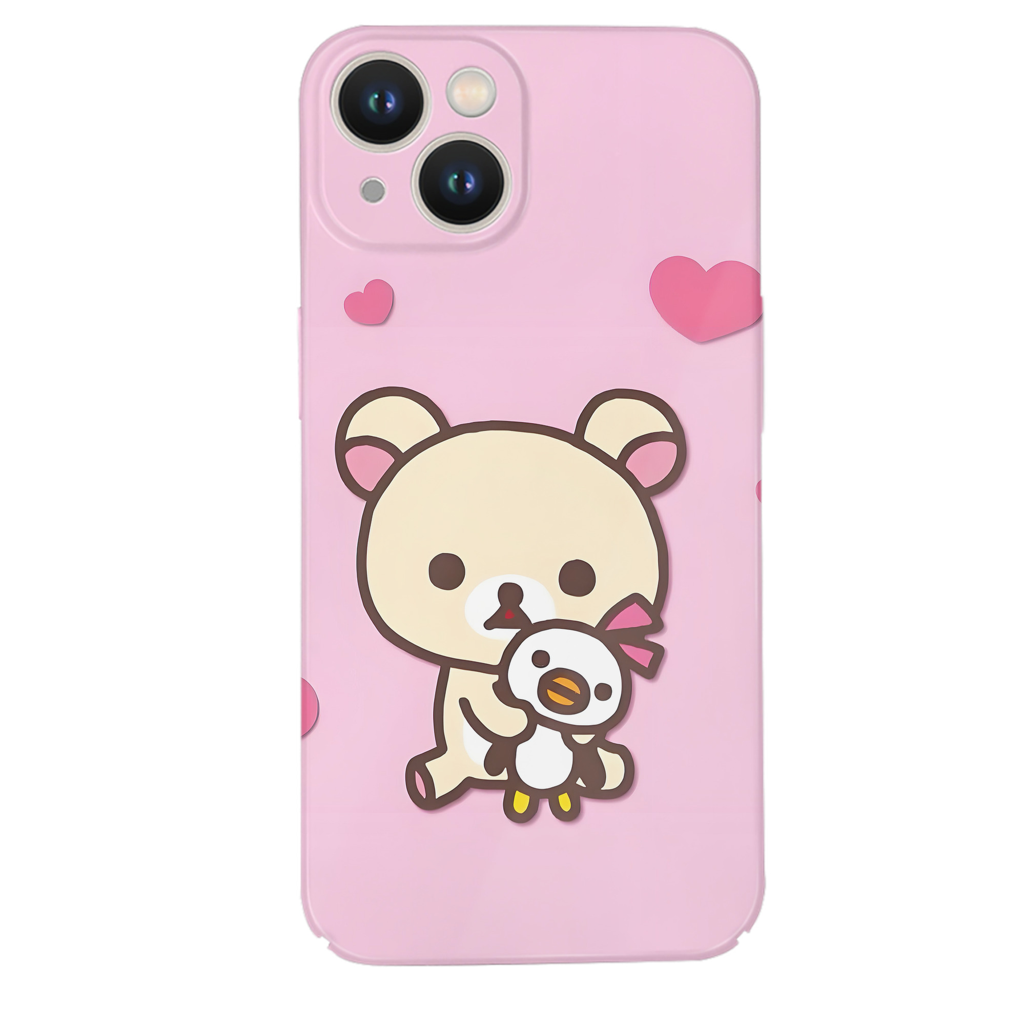 （画像用） リラックマ リラックマ キイロイトリ Rilakkuma Korilakkuma Kiiroitori 【iPhone 14シリーズ対応】ハードケース